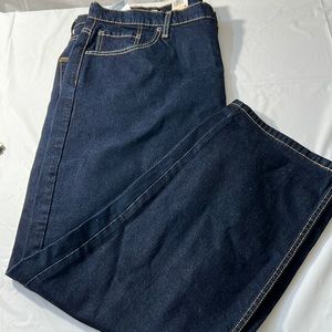 Levis Man Big & Tall dark blue jeans Size 46x30